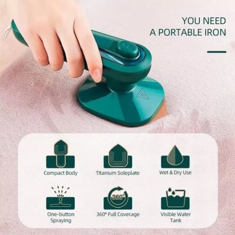 Powerful Steam Iron – Smooth Glide Non-Stick Soleplate for Fast & Easy Ironing