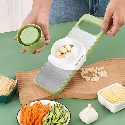 5in1 Vegetable Cutter | Multifunctional Stainless Steel Vegetable Cutter & Slicer | Kitchen Tool - 12 Inch