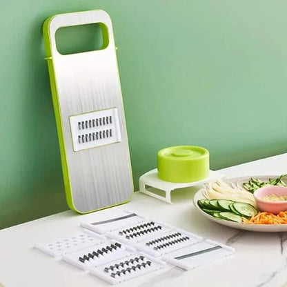 5in1 Vegetable Cutter | Multifunctional Stainless Steel Vegetable Cutter & Slicer | Kitchen Tool - 12 Inch