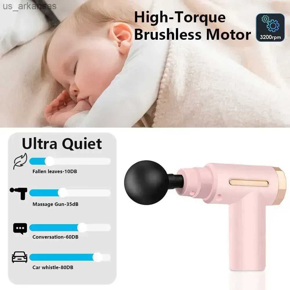 Massage Gun Percussion Muscle Massager Gun Electric Body Massager