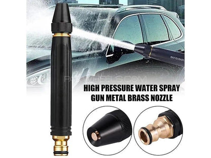 Stainless Steel High Pressure Water Spray Nozzle Durable Black Washer Nozzle