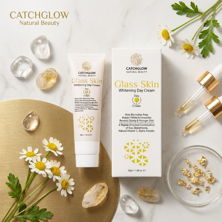 Catchglow Natural Beauty Glass Skin Whitening Day Cream 30g