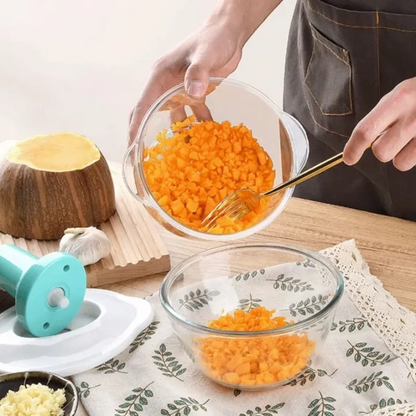 1.5L Push Chopper | Hand Press Manual Push Chopper For Kitchen Use | Food Chopper Multipurpose