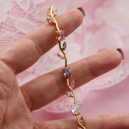 Tulip Bracelet – Premium Quality Stainless Steel Elegant Bracelet for Women l Green ~ Without Box