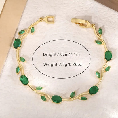 Tulip Bracelet – Premium Quality Stainless Steel Elegant Bracelet for Women l Green ~ Without Box