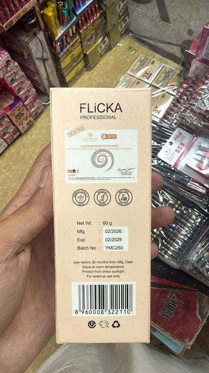 Flicka Silk Touch Milk Cream Concentrate Multi Function Moisturizer And Primer With Aloe Vera And Shea Butter