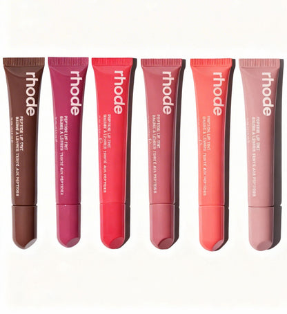 Rhode Peptide Lip Tint – Hydrating Glossy Lip Balm Pack of 8 Shades