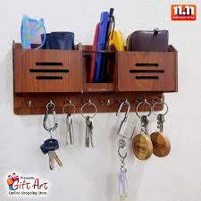 Multipurpose Design Wooden Key Holder I Home Decoration Items I Wall Decoration Items For Shop Wall Hanging For Keys
