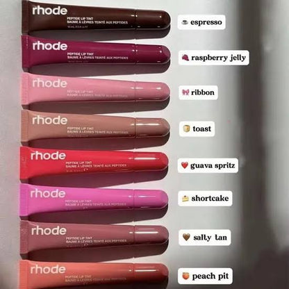 Rhode Peptide Lip Tint – Hydrating Glossy Lip Balm Pack of 8 Shades